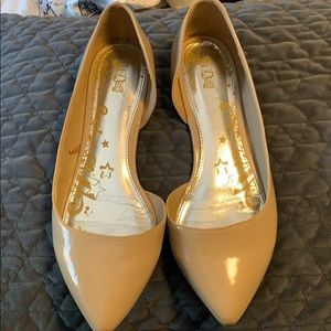 Beige ballet flats!